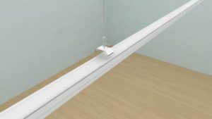 Suspension Kit and Installation for LED Linear Lighting System Fixtures