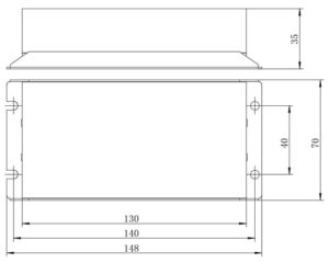 LK 60W UL TUV CCC TU CB CE IP67 Waterproof Constant Current LED Driver